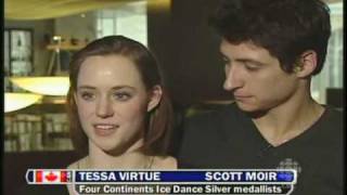 Virtue amp Moir 0809 4CC Gala Interview [upl. by Navap]