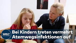 MEDIZINER BEUNRUHIGT Auffallend viele Kinder machen Atemwegsinfekte durch [upl. by Yarised]