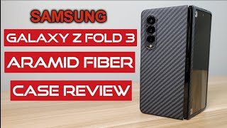 Galaxy Z Fold 3 ARAMID FIBER Case Review 🔥🔥🔥 [upl. by Euqinehs]