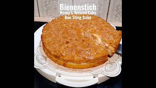 Bienenstich Bee Sting Cake Honey and Amond Cake [upl. by Sverre142]