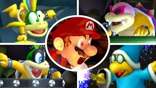 New Super Bowser Wii  All 19 Boss Fights All Tower Castle amp Airship Bosses [upl. by Rintoul]