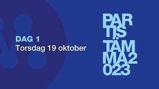 Partistämma Umeå 2023 TORSDAG 19 oktober [upl. by Assilen441]