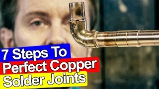 7 STEPS TO SOLDER COPPER PIPE [upl. by Keavy]