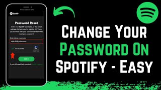 How to Change Password in Spotify [upl. by Durst]