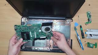 ASUS K555LX555LJ Disassembly and Thermal Paste Replacement [upl. by Arjan350]