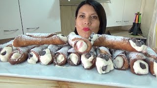 CANNOLIS EN CASA DELICIOSOS Silvana Cocina ❤ [upl. by Anitnoc]