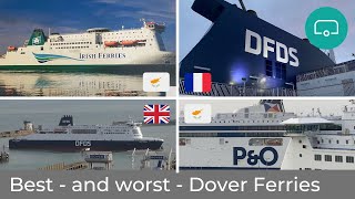 BIG Ferry Comparison DFDS PampO Irish Ferries  Which is Best from Dover [upl. by Nnawaj]