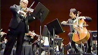 Mozart Sinfonia Concertante K 364 Mvt I Isaac Stern violin Yo Yo Ma cello [upl. by Ennayhs]