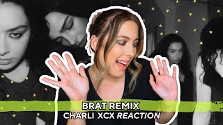 charli xcx brat remix reaction girl so confusing ft lorde  von dutch ft addison rae amp ag cook 💚 [upl. by Mariejeanne]