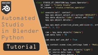 Automate Scene Creation with Python in Blender 3D  Beginner Tutorial [upl. by Nivlac]