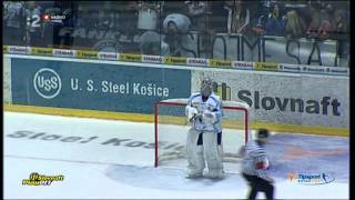 HC Kosice vs HK Nitra najazdy Prvy finalovy zapas 20132014 [upl. by Sidnarb]