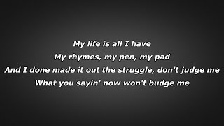 J Cole  my life Lyrics [upl. by Cindra]