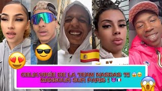 NASDAS amp Co🦅EP43🍿 CELIA EXCLUE de la TEAM NASDAS 😱• MANSOUR sur PARIS 😈🇫🇷  nasdas celia [upl. by Oster]