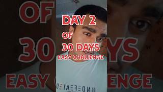 Day 2 of 30 days easy challenge fitness motivation workout [upl. by Mokas294]