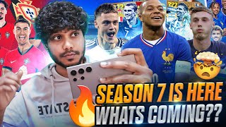 SEASON 7 UPDATE IS HERE 🔥 WHATS COMING 🛑 eFootball LIVE playgalaxy efootball update [upl. by Lipinski647]