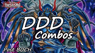 YuGiOh DDD COMBO GUIDEDECKLIST  POST BATTLE OF CHAOS BACH 2022 [upl. by Edi]