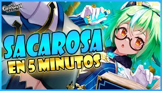 SACAROSA BUILD GOD EN 5 MINUTOS 💜🌟  Guía Sacarosa  Genshin Impact [upl. by Vilberg28]