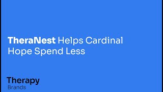 Client Testimonial TheraNest Helps Cardinal Hope Counseling Spend Less  Therapy Brands [upl. by Hausner]