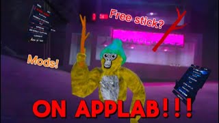 The Best gorilla tag fan game On Applab Stick🔥 [upl. by Giamo82]