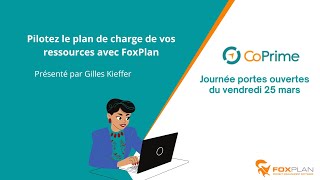 Atelier  Pilotez le plan de charge de vos ressources avec FoxPlan [upl. by Mikkel]