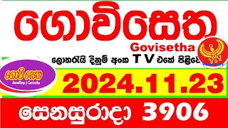 Govisetha 3906 20241123 Today nlb Lottery Result අද ගොවිසෙත දිනුම් ප්‍රතිඵල Lotherai dinum anka [upl. by Eelloh]