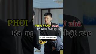 Phơi vàng ở nhà ra ngoài đi nhặt rác shorts [upl. by Saref358]