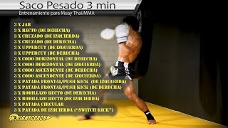 Entrenamiento con saco para Muay ThaiMMA [upl. by Bordiuk]