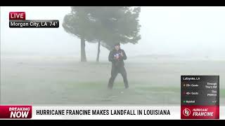 Hurricane Francine Makes Landfall in Louisiana [upl. by Salim857]