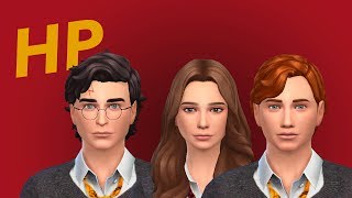 HARRY POTTER  Sims 4 Create a Sim [upl. by Ecerahs789]