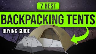 BEST BACKPACKING TENTS 7 Backpacking Tents 2023 Buying Guide [upl. by Daisey]