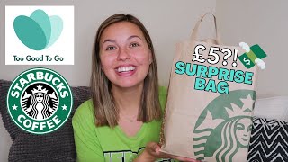 STARBUCKS TOO GOOD TO GO £5 SURPRISE BAG  Reduced Food Haul [upl. by Alamak207]