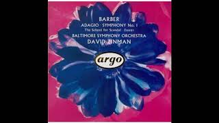 Samuel Barber  Symphony no 1 [upl. by Kai362]