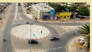 COTONOU BENIN Artères et routes très signalisées  Carrefours neufs architecture et infrastructures [upl. by Rew684]