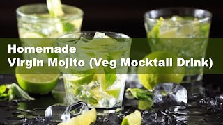 Virgin Mojito Homemade Summer Drink  How To Make Virgin Mojito Mocktail  Ayurveda Home Remedies [upl. by Nirtiac]