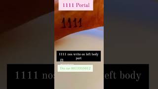 1111 portal is open today 11 Nov wish Fulfillment powerful day Heal as you feel8073355912 [upl. by Ademla]