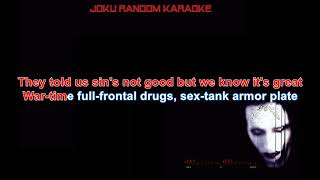 Marilyn Manson  mOBSCENE Karaoke [upl. by Mayor]