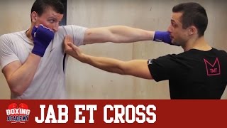 LES DIRECTS EN BOXE ANGLAISE  JAB amp CROSS COURS N°1 [upl. by Arias724]