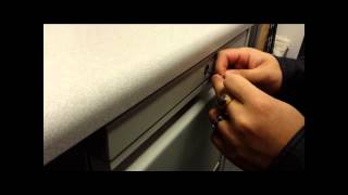 Locking a cabinet with NO KEY [upl. by Ines]