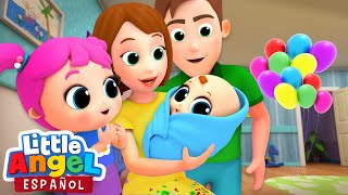 ¡Bienvenido Nuevo Hermanito Canción del nuevo Bebé  Canciones Infantiles  Little Angel Español [upl. by Adekam814]