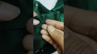 हुक लगाने का बहुत आसान तरीका  blouse stitchinghacks sewinghacks [upl. by Hadwin]