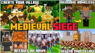 ⚜️MEDIEVAL SIEGE ADDON for BEDROCK 120  BEFORECRAFT addons [upl. by Takara]