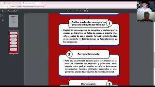 Las barreras de la informalidad en el Perú UTP Fundamentos de Contabilidad y Finanzas [upl. by Judith]