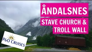 PampO Britannia  Åndalsnes  Norwegian Fjords Cruise Vlog 4 [upl. by Magel]