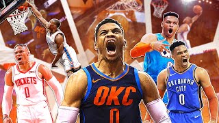 Top 100 Russell Westbrook Dunks of AllTime ᴴᴰ [upl. by Anitnahs]