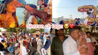 Simran ch lagn ❤️🥺 emotional moment 🫰🏻  Yashasvi mhaske vlog [upl. by Elidad828]