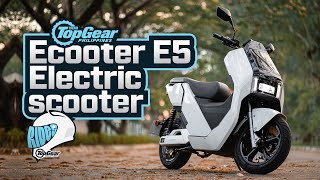 Ecooter E5 review How efficient is it versus a gasolinepowered scooter  Top Gear Philippines [upl. by Notse]