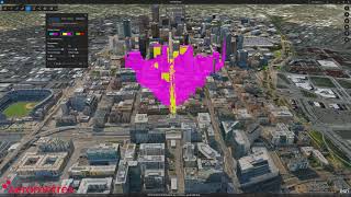 Aerometrex Denver Earth Viewshed demo [upl. by Konikow]