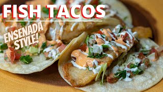 Beer Battered Fish Tacos  Tacos De Pescado Estilo Ensenada  Mexican Food  Grandmas Cooks [upl. by Levon423]