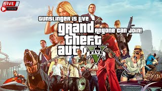 🔴 Live GTA 5 Grind Anyone Can join  GTA V  12032024  Gunslinger YT [upl. by Salomie]