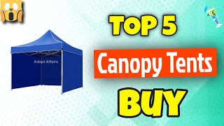 5 Best Canopy Tents Available in India [upl. by Jacobba]